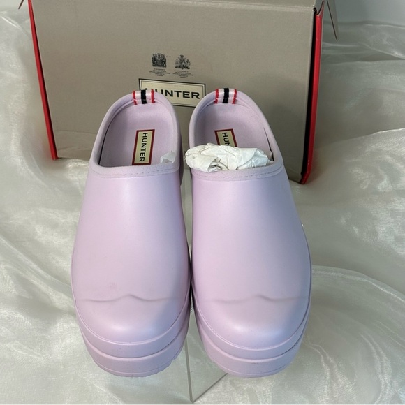 Hunter Gender Inclusive In/Out Bloom Clog Tempered Mauve! - Picture 5 of 9